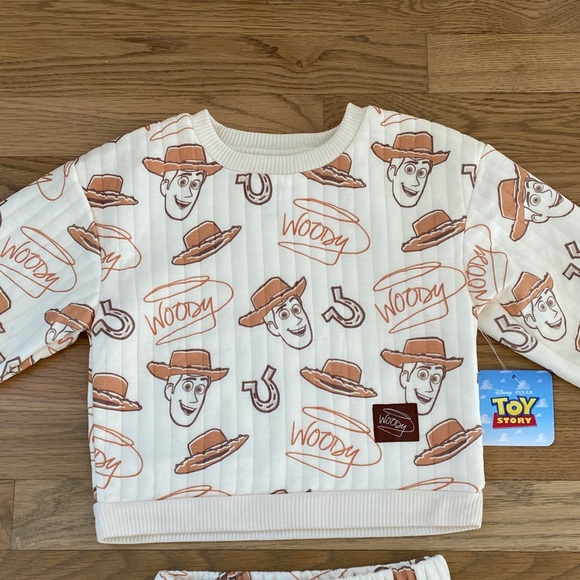 Disney Pixar Toy Story Woody 3T Kids Sweatshirt & Sweatpants - Picture 3 of 8